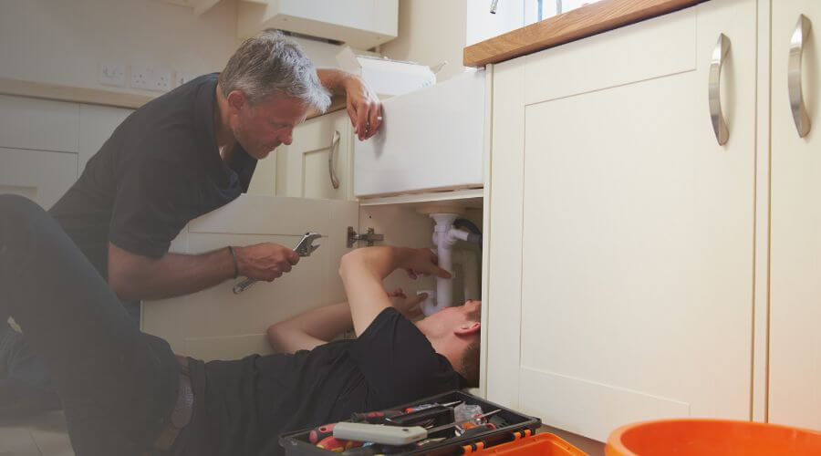 Professional burst pipe repair services in Wortham, TX